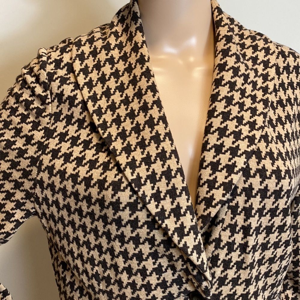 Classiques Entier Houndstooth Print Jacket Y2k Si… - image 6